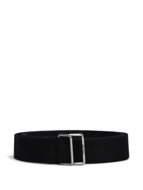 The Attico engraved logo buckle belt Black 260WKE00030RIB005AA100