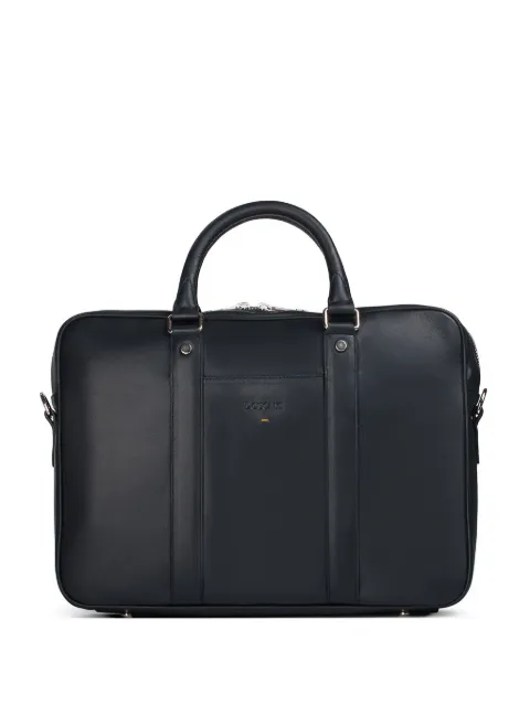 Doucal's top-handle leather briefcase Blue DB002002UT2840B00