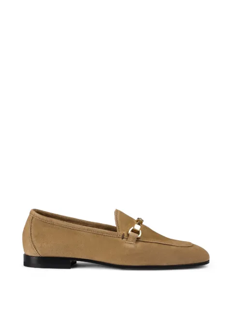 Doucal's metal suede loafers Neutrals DD8878MEGNUZ278NC53