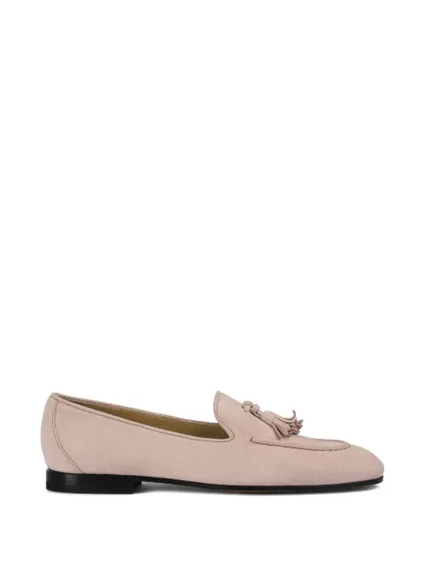 Doucal's tassels suede loafers Pink DD8313MEGNUF278NS07