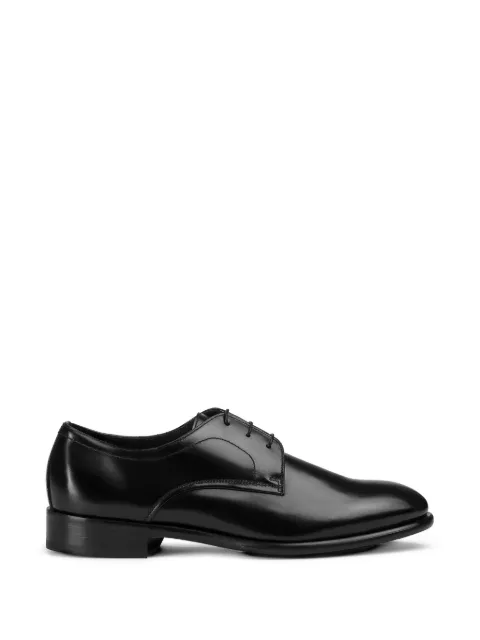 Doucal's leather lace-up derby shoes Black DU3550FREDUF159NN00