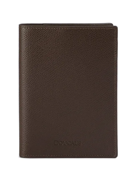 Doucal's palmellato-leather passport holder Brown DA0014PA0M04