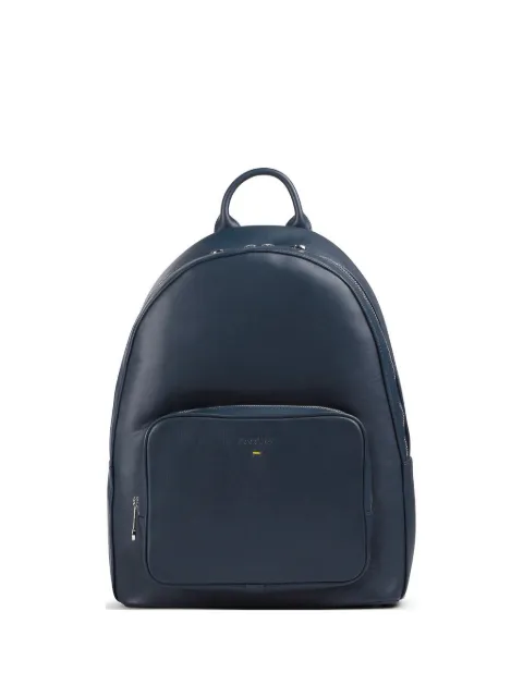 Doucal's leather zip backpack Blue DZ001002UT2840B04