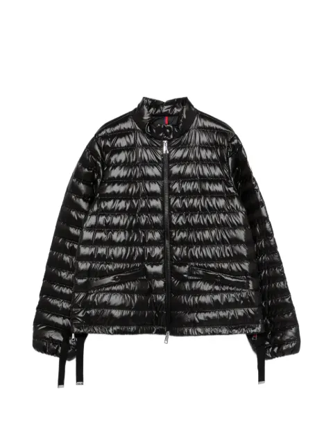Moncler padded logo-patch jacket Black L10931A00099597QN