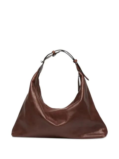 Liffner adjustable pillow shoulder bag Brown CR395010DARKBROWN