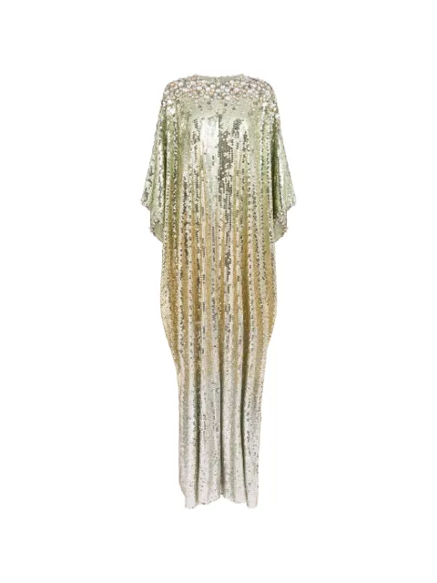 Jenny Packham FONTAINE sequin-embellished maxi dress Gold ZDD149L
