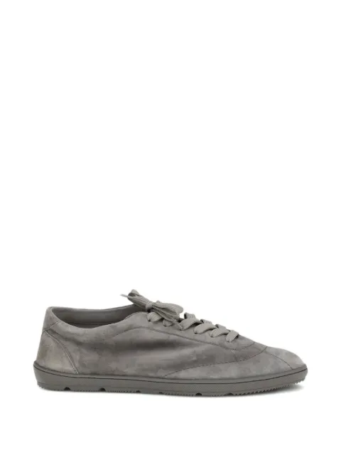 Brunello Cucinelli lace-up suede sneakers Grey MZUCAHN345C8867