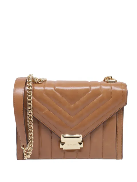 Michael Kors Vintage medium Whitney quilted chain shoulder bag Brown GILTPUUSBA651845W