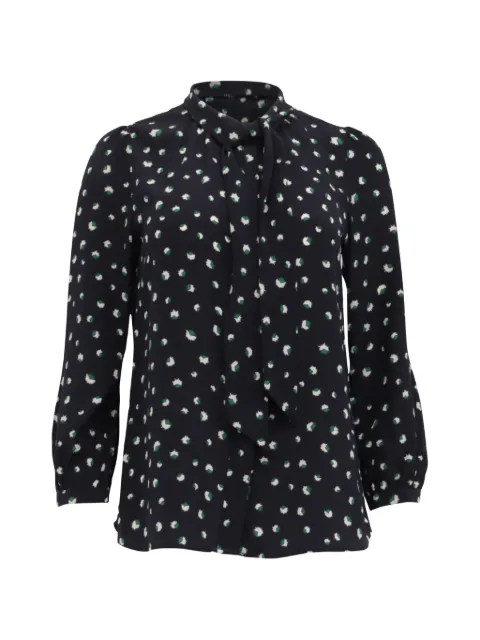 Marc Jacobs Vintage tie-detail blouse Blue NAPPUUSCL653232W