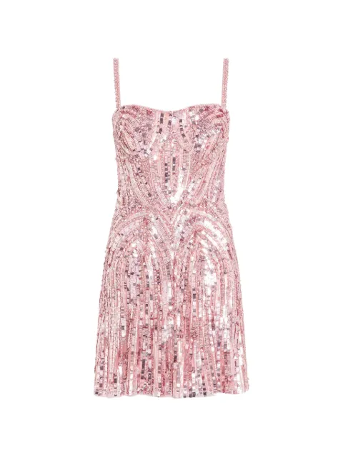 Jenny Packham Rebecca sequin embellished mini dress Pink JPEX446