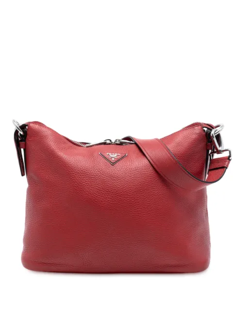 Prada Pre-Owned 2000-2025 Vitello Daino shoulder bag Red HFCT43T9F4QIIE6Z