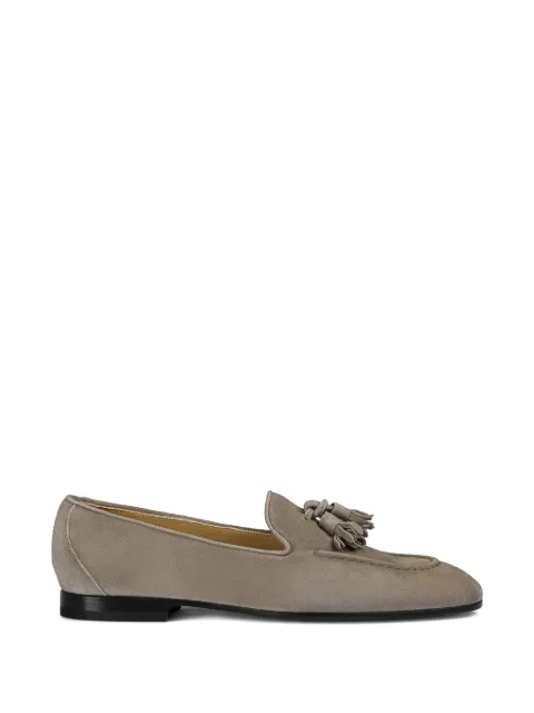 Doucal's suede tassels loafers Grey DD8313MEGNUF278NN45