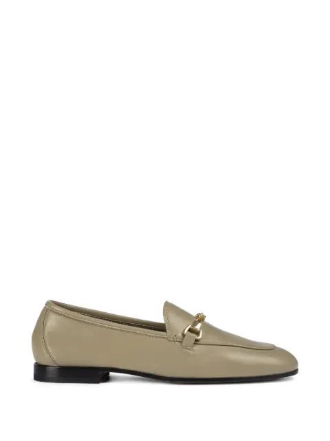 Doucal's horsebit-detail leather loafers Green DD8878MEGNUZ279NV39