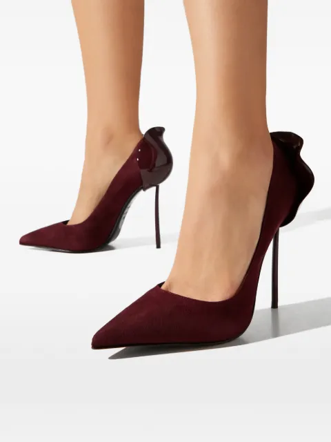 Le Silla petal stiletto heel pumps Red 3101M100G3PPVEL160