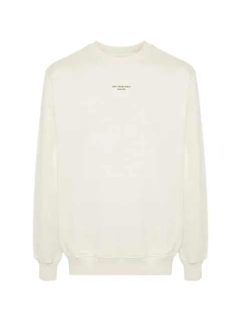 Drôle De Monsieur cotton sweatshirt Neutrals PERMSW148CO127MT