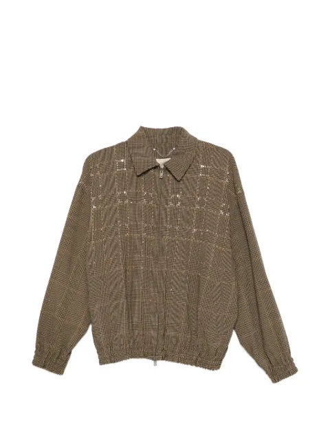 Golden Goose wool bomber jacket Brown GWP02320P002095