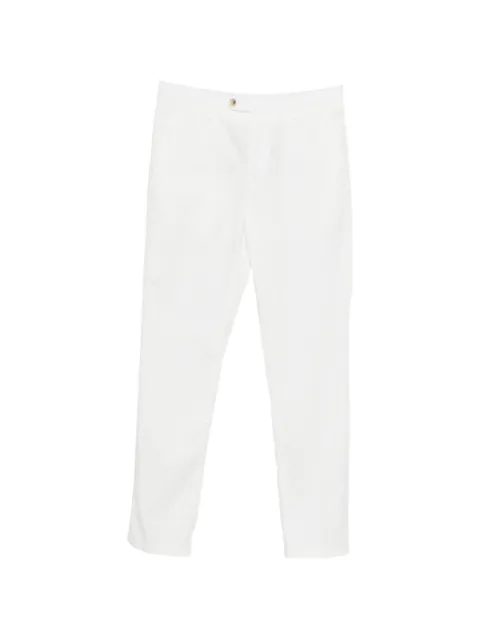Canali button trousers White PT01636D91697