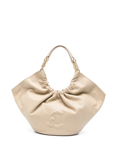 Coccinelle gathered-detail tote bag Neutrals E1U5F110201