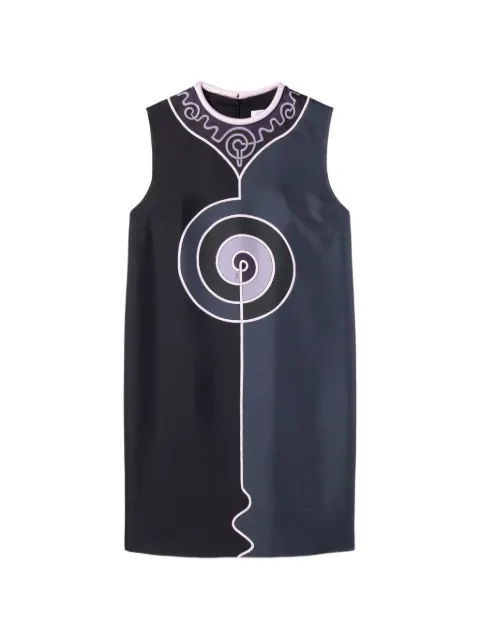 PUCCI Astro print sleeveless dress Black 5URG085U831