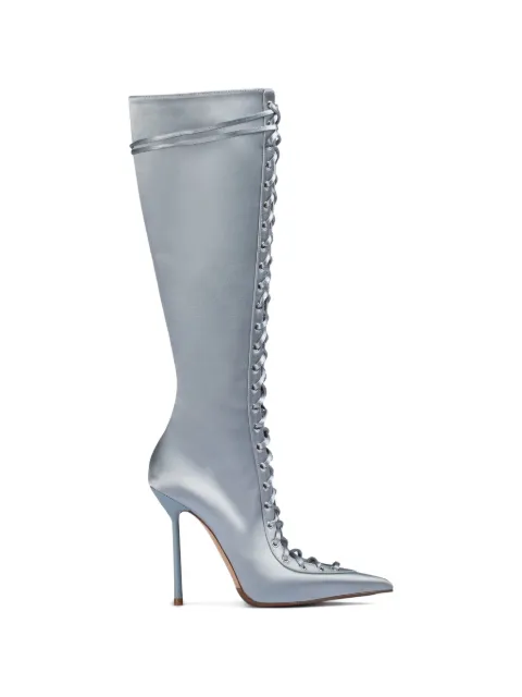 Le Silla 120mm Colette boots Grey 4251B100MBPPSMA