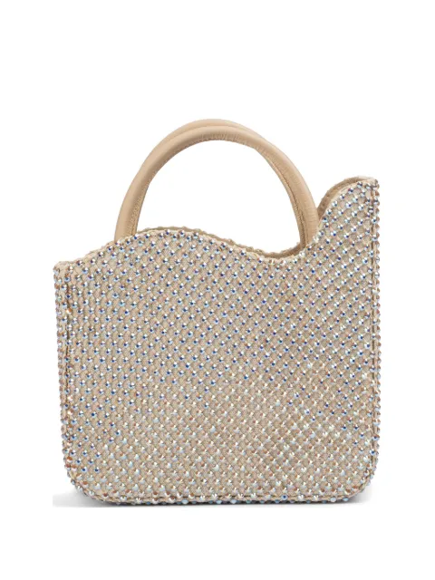 Le Silla small Ivy embellished tote bag Neutrals 9969BBAGXXXXSTV