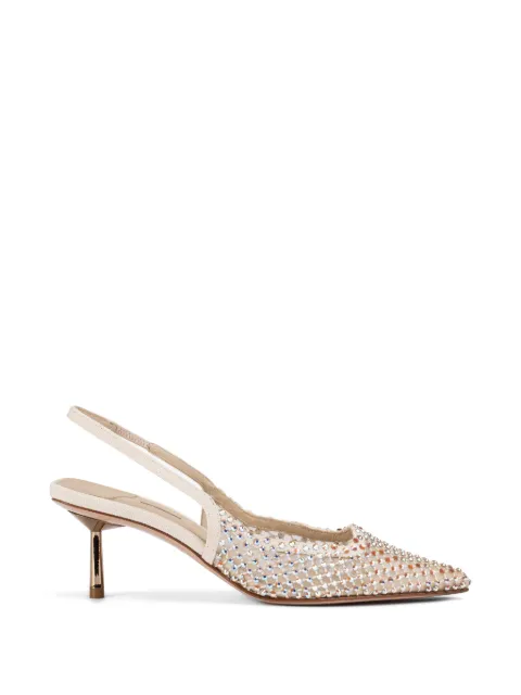 Le Silla Gilda Fierce embellished slingback pumps Neutrals 6107F060BXPPSCM