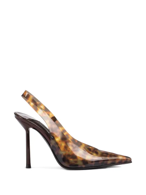 Le Silla 100mm Clivage slingback pumps Brown 4231F090BXPPELG
