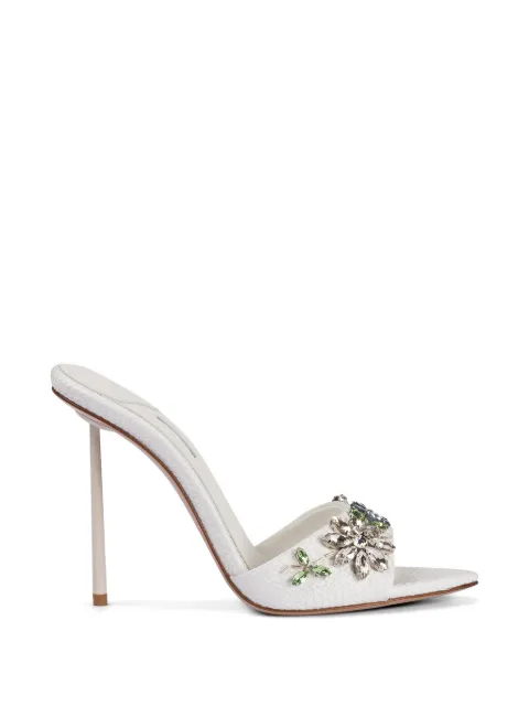 Le Silla Prairie floral sandals White 6634F100BXPPPAN