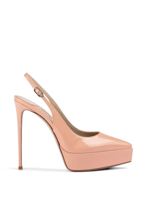 Le Silla Uma slingback platform pumps Neutrals 2862F090R1PPGSL