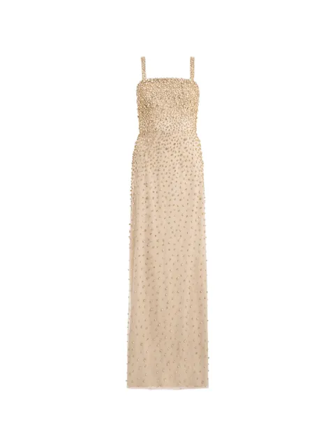 Jenny Packham Cherry maxi dress Neutrals JPEX449