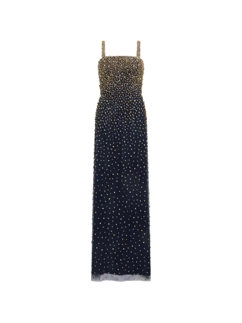 Jenny Packham Cherry crystal-embellished gown Blue JPEX449