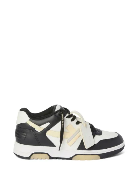 Off-White lace-up heel counter sneakers Black OMIA189S26LEA0080187