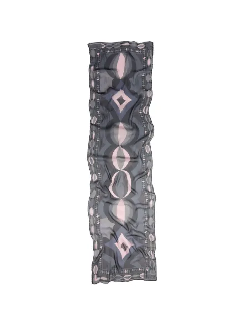 PUCCI Collane-print silk scarf Black 5UGB625UC30