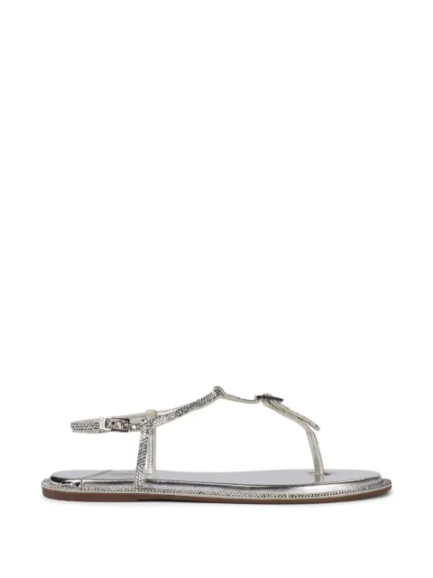 Le Silla Sahara flat sandals Silver 1236F020MTPPMRA