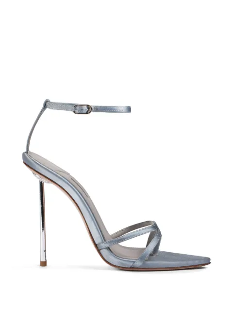 Le Silla Giselle strappy pointed sandals Grey 4053F100BXPPSME