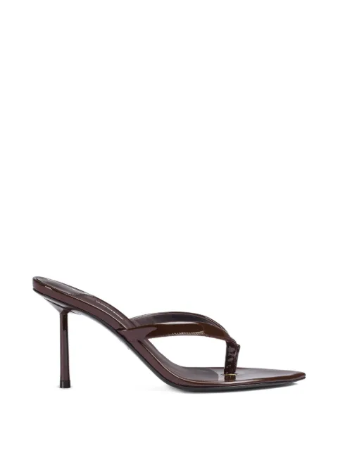 Le Silla 80mm Gisele mules Brown 6606F080BXPPGSM