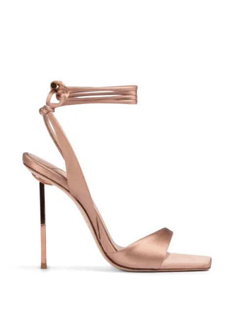 Le Silla Nyra ankle-tie sandals Neutrals 4613F100BXPPSME