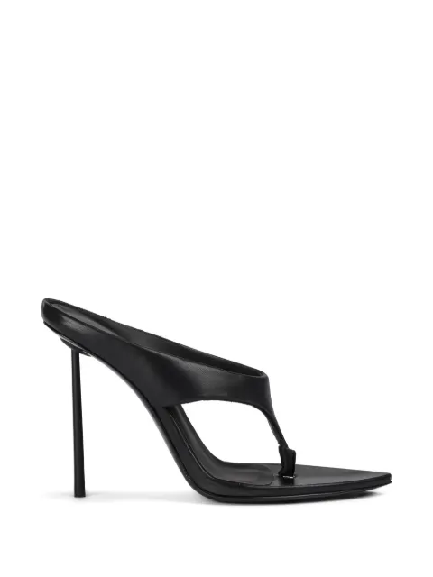 Le Silla Gisele leather sandals Black 6654F100BXPPNEM