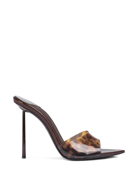 Le Silla 120mm Bella mules Brown 6629F100BXPPELG