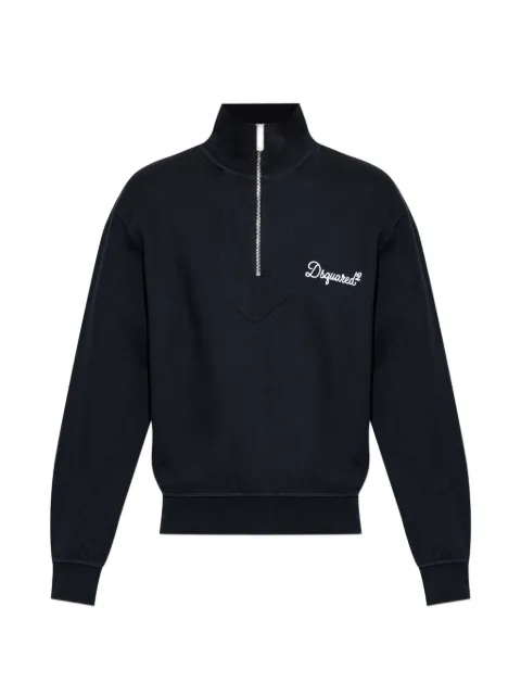 DSQUARED2 half-zipper sweatshirt Black S75GU0620D25029