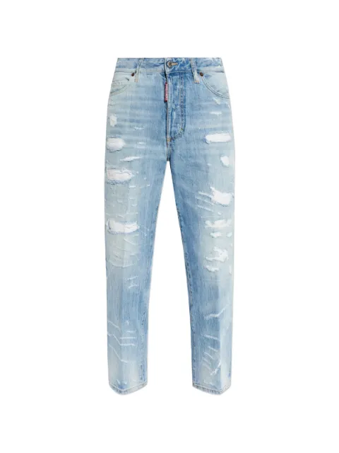 DSQUARED2 Boston distressed-detail jeans Blue S75LB1143D30011