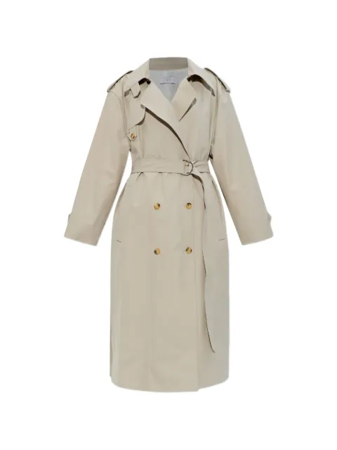 IRO belted-waist double-breasted coat Neutrals WF137KALANA