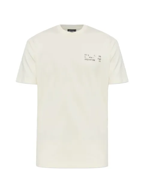 DSQUARED2 logo-print T-shirt Neutrals S71GD1660D20033