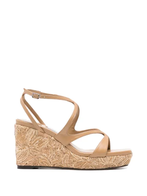 Jimmy Choo Ayla strappy sandals Neutrals AYLA85FZX
