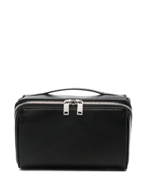 Saint Laurent zip top handle clutch bag Black 8452221EL0E