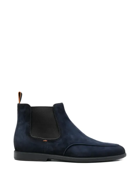 Santoni panelled boots Blue MGAG19155OOTGEAA