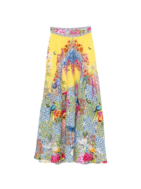 Camilla floral skirt Yellow 00038485