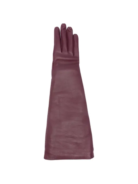Saint Laurent lambskin gloves Purple 8532403YI86