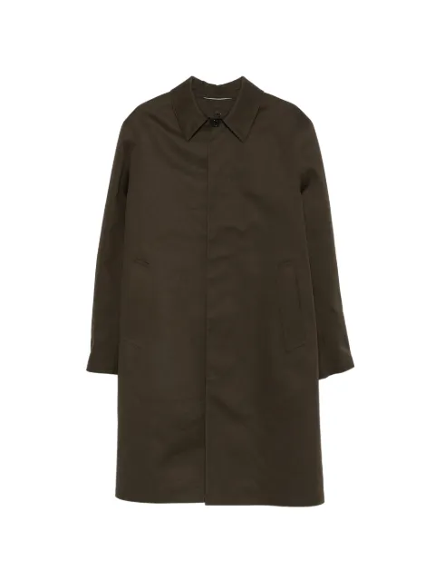 Saint Laurent side-pocket coat Green 796925Y4J40