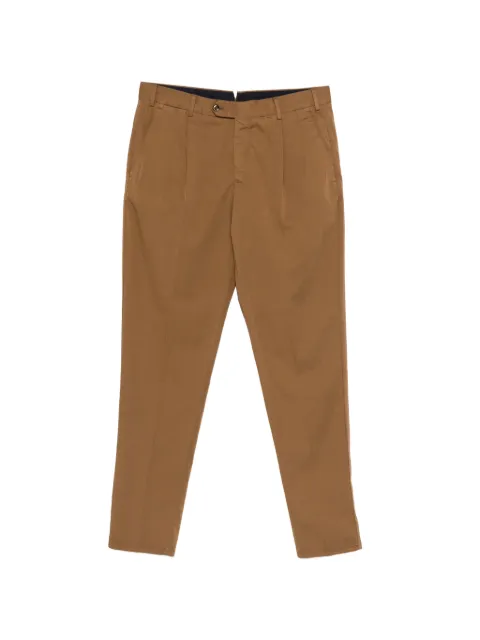 PT Torino pleated trousers Brown COZTUFZA0CL1